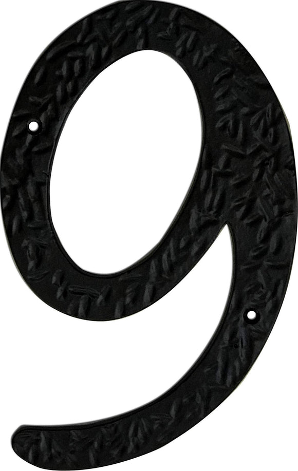 Knoxx Hardware AN209 Traditional Black House Number 9