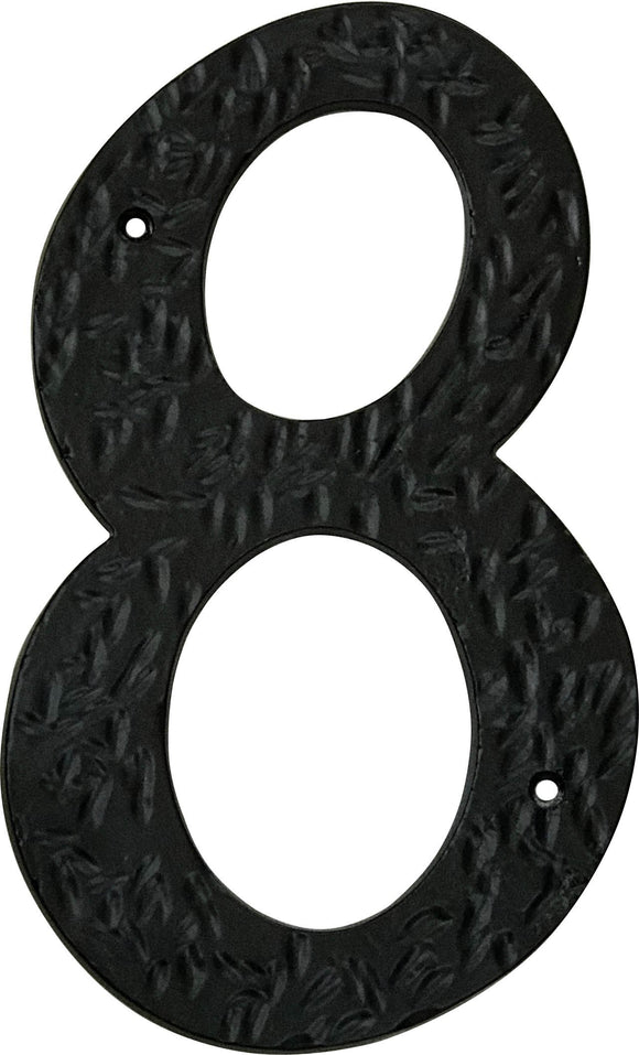 Knoxx Hardware AN208 Traditional Black House Number 8