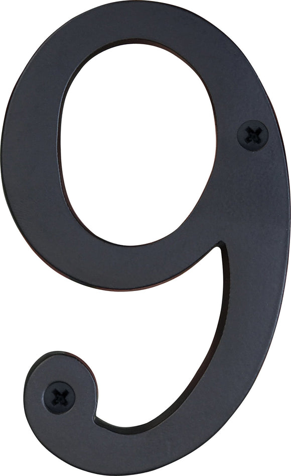 Knoxx Hardware B4N809 Black Address Numbers Traditional 4