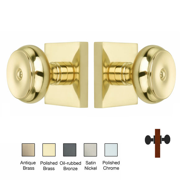 Square Rose with Cambridge Door Knobs - Double Dummy