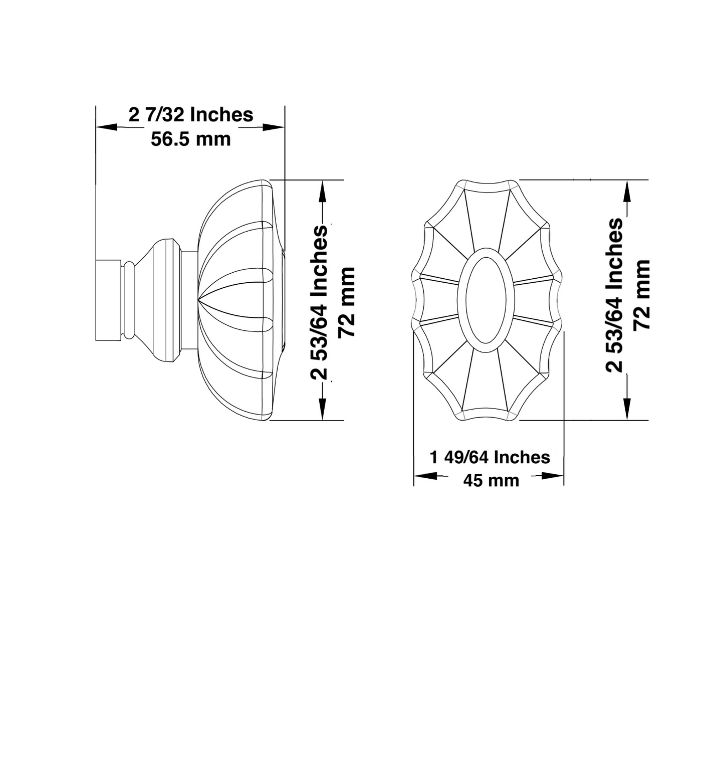 Calvert Crystal Knob