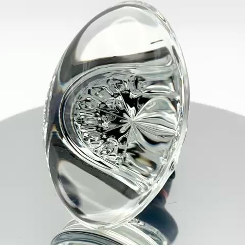 Oval Crystal Knob