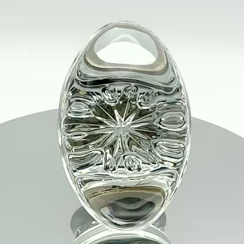 Oval Crystal Knob