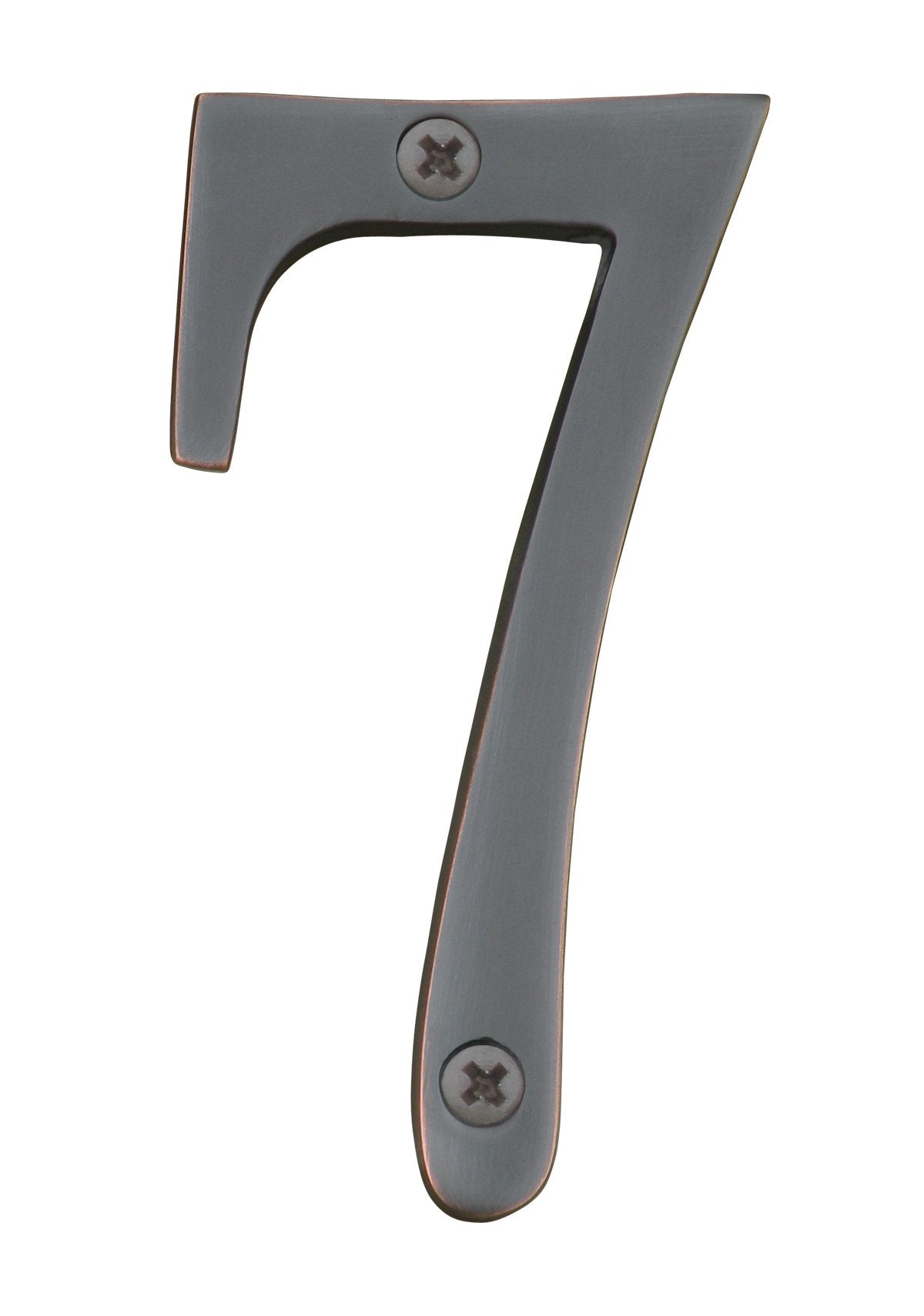 Knoxx Hardware B4N607 Oil Rubbed Bronze Address Numbers Traditional 4" Numeral 7