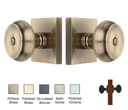 Square Rose with Cambridge Door Knobs - Double Dummy