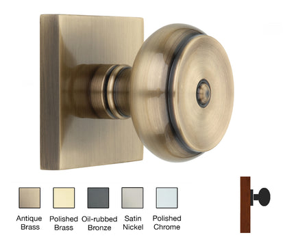 Square Rose with Cambridge Door Knobs - Single Dummy