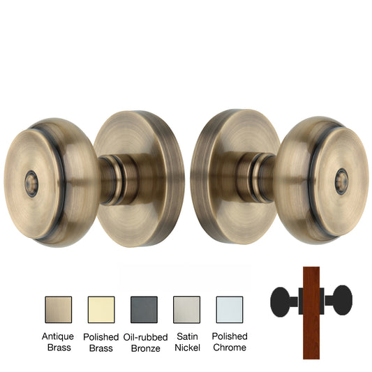 Round Rose with Cambridge Door Knobs - Double Dummy