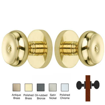 Round Rose with Cambridge Door Knobs - Double Dummy