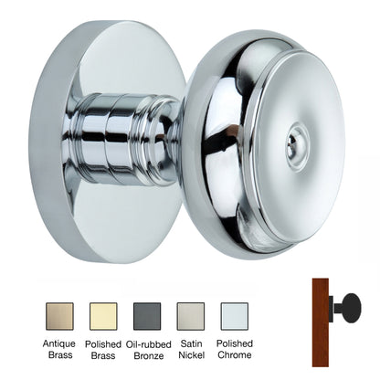 Round Rose with Cambridge Door Knobs - Single Dummy