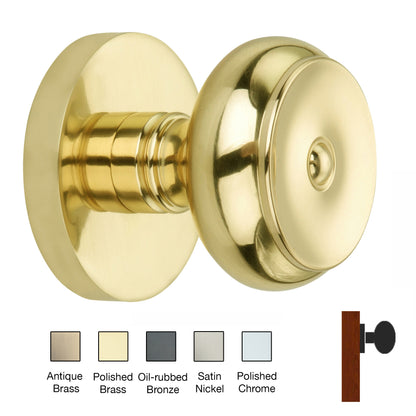 Round Rose with Cambridge Door Knobs - Single Dummy