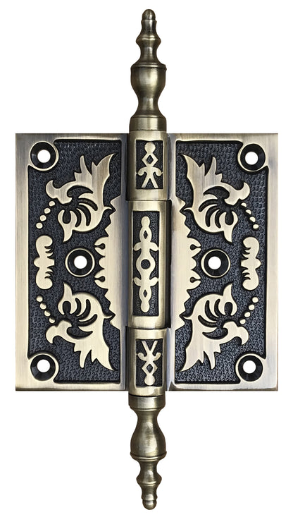 Solid Forged Brass Decorative Hinge